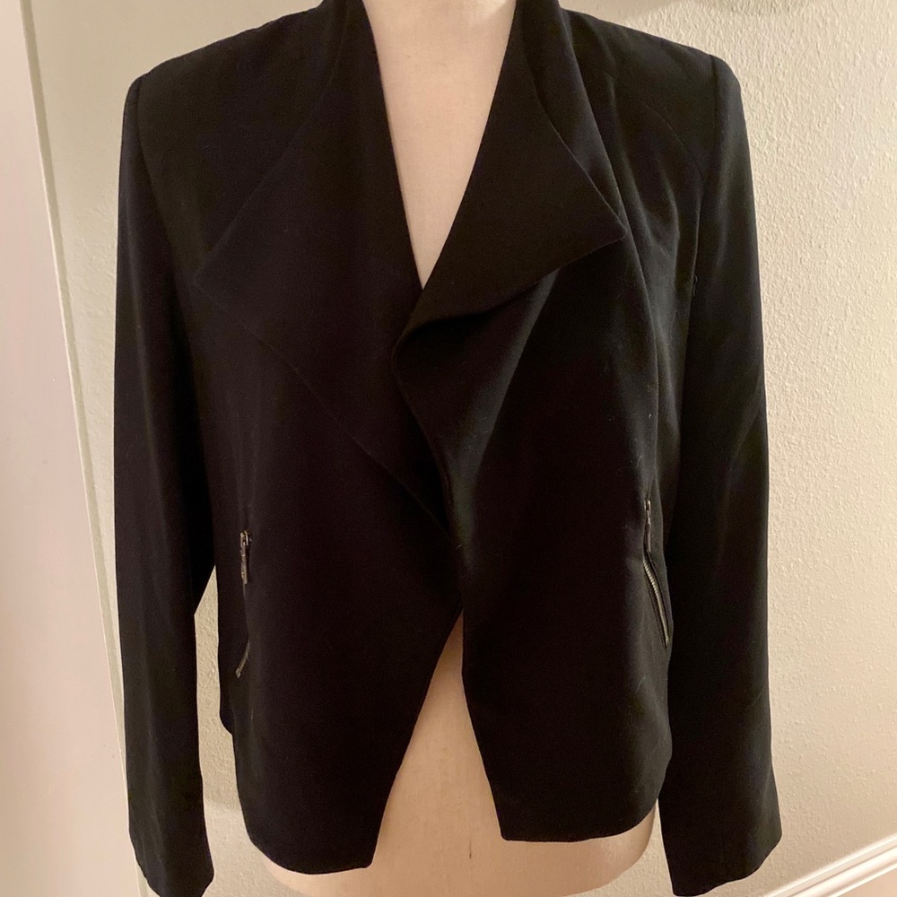 Banana Republic black crop jacket
